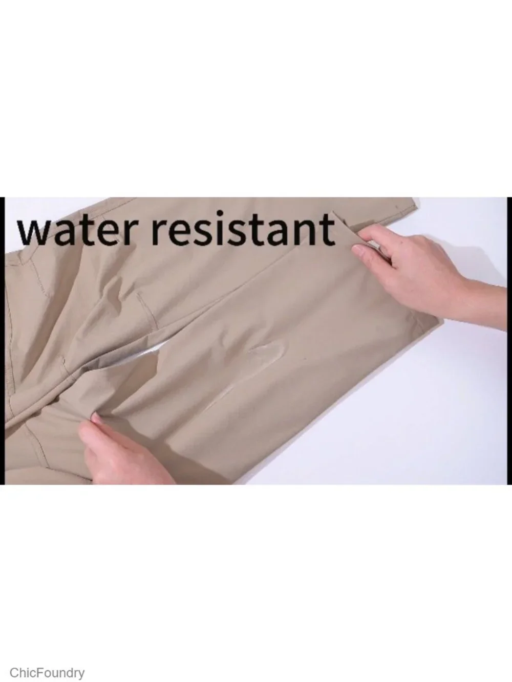 Men's Hiking Pants Lightweight Nylon Stretch Cargo Work Pants Waterproof Pockets